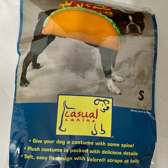 Taco  Dog Costume size small NWT - Picture 2 of 2